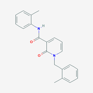 molecular formula C21H20N2O2 B6513517 N-(2-methylphenyl)-1-[(2-methylphenyl)methyl]-2-oxo-1,2-dihydropyridine-3-carboxamide CAS No. 922994-03-4