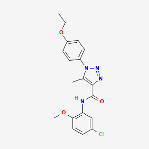 N-(5-chloro-2-methoxyphenyl)-1-(4-ethoxyphenyl)-5-methyl-1H-1,2,3-triazole-4-carboxamide