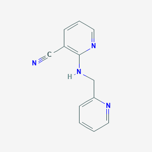 2-{[(pyridin-2-yl)methyl]amino}pyridine-3-carbonitrile