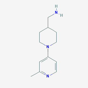 molecular formula C12H19N3 B6513714 [1-(2-methylpyridin-4-yl)piperidin-4-yl]methanamine CAS No. 876144-73-9