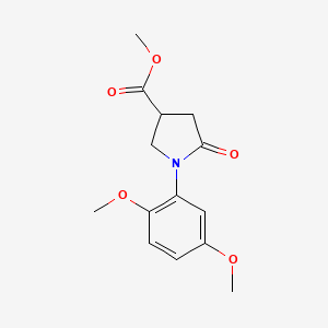 methyl 1-(2,5-dimethoxyphenyl)-5-oxopyrrolidine-3-carboxylate