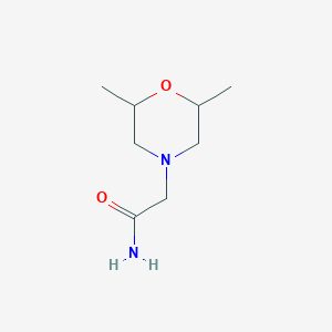 2-(2,6-dimethylmorpholin-4-yl)acetamide