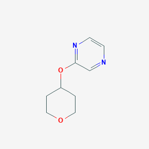 2-(oxan-4-yloxy)pyrazine