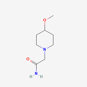 molecular formula C8H16N2O2 B6513844 2-(4-methoxypiperidin-1-yl)acetamide CAS No. 1249930-89-9