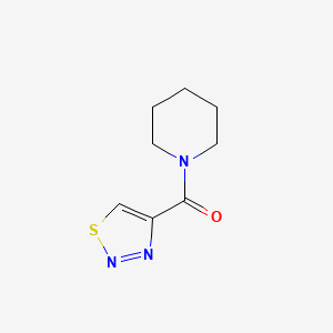 molecular formula C8H11N3OS B6513851 1-(1,2,3-thiadiazole-4-carbonyl)piperidine CAS No. 1484064-40-5