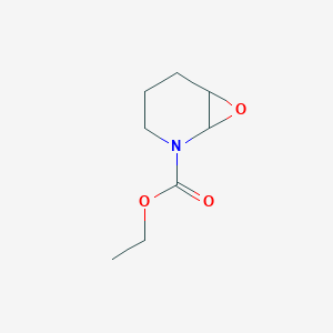molecular formula C8H13NO3 B065143 Ethyl 7-oxa-2-azabicyclo[4.1.0]heptane-2-carboxylate CAS No. 177980-28-8