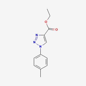 ethyl 1-(4-methylphenyl)-1H-1,2,3-triazole-4-carboxylate