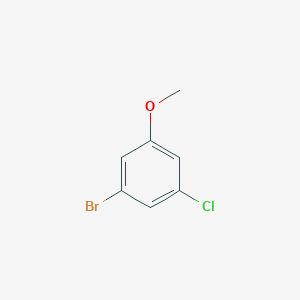 molecular formula C7H6BrClO B065169 1-Bromo-3-chloro-5-methoxybenzene CAS No. 174913-12-3