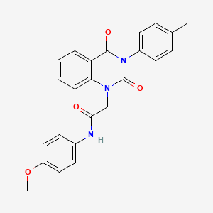 N-(4-methoxyphenyl)-2-[3-(4-methylphenyl)-2,4-dioxo-1,2,3,4-tetrahydroquinazolin-1-yl]acetamide