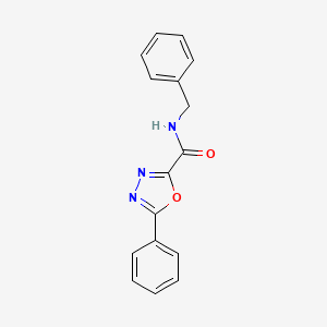 N-benzyl-5-phenyl-1,3,4-oxadiazole-2-carboxamide