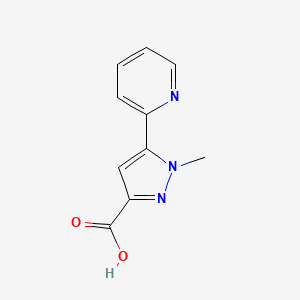 1-methyl-5-(pyridin-2-yl)-1H-pyrazole-3-carboxylic acid