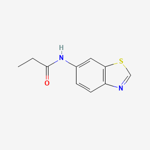 N-(1,3-benzothiazol-6-yl)propanamide