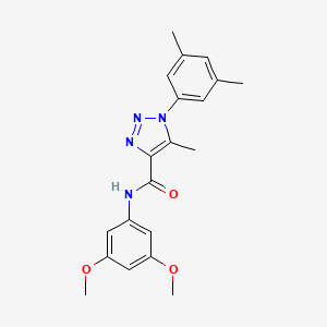 molecular formula C20H22N4O3 B6517982 N-(3,5-dimethoxyphenyl)-1-(3,5-dimethylphenyl)-5-methyl-1H-1,2,3-triazole-4-carboxamide CAS No. 950417-40-0