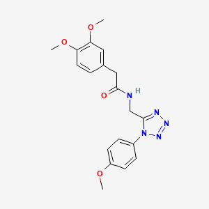 2-(3,4-dimethoxyphenyl)-N-{[1-(4-methoxyphenyl)-1H-1,2,3,4-tetrazol-5-yl]methyl}acetamide