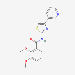 2,3-dimethoxy-N-[4-(pyridin-3-yl)-1,3-thiazol-2-yl]benzamide