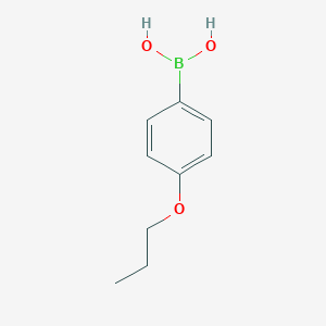 molecular formula C9H13BO3 B065197 4-Propoxyphenylboronic acid CAS No. 186497-67-6