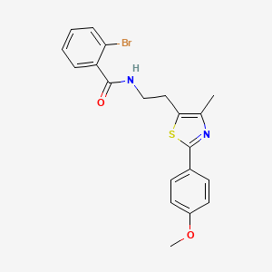 molecular formula C20H19BrN2O2S B6520126 2-bromo-N-{2-[2-(4-methoxyphenyl)-4-methyl-1,3-thiazol-5-yl]ethyl}benzamide CAS No. 893995-60-3