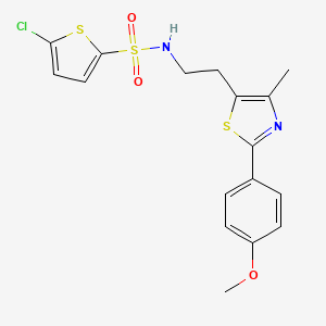 5-chloro-N-{2-[2-(4-methoxyphenyl)-4-methyl-1,3-thiazol-5-yl]ethyl}thiophene-2-sulfonamide