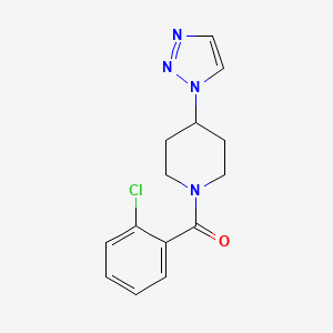 1-(2-chlorobenzoyl)-4-(1H-1,2,3-triazol-1-yl)piperidine