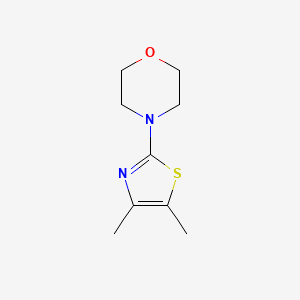 molecular formula C9H14N2OS B6523028 4-(4,5-dimethyl-1,3-thiazol-2-yl)morpholine CAS No. 1439378-23-0
