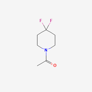 molecular formula C7H11F2NO B6523092 1-(4,4-difluoropiperidin-1-yl)ethan-1-one CAS No. 1184958-95-9