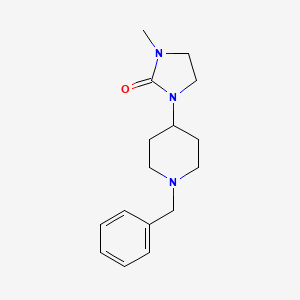 molecular formula C16H23N3O B6523136 1-(1-benzylpiperidin-4-yl)-3-methylimidazolidin-2-one CAS No. 72338-84-2