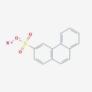 molecular formula C14H9KO3S B6523570 potassium phenanthrene-3-sulfonate CAS No. 22172-79-8