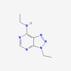 molecular formula C8H12N6 B6523589 N,3-diethyl-3H-[1,2,3]triazolo[4,5-d]pyrimidin-7-amine CAS No. 6312-59-0