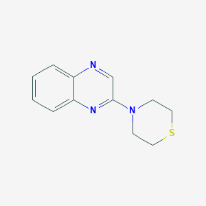 molecular formula C12H13N3S B6523808 2-(thiomorpholin-4-yl)quinoxaline CAS No. 1136539-07-5