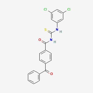 1-(4-benzoylbenzoyl)-3-(3,5-dichlorophenyl)thiourea