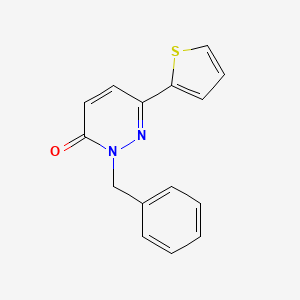 molecular formula C15H12N2OS B6524155 2-benzyl-6-(thiophen-2-yl)-2,3-dihydropyridazin-3-one CAS No. 899946-29-3
