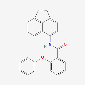 molecular formula C25H19NO2 B6524274 N-(1,2-dihydroacenaphthylen-5-yl)-2-phenoxybenzamide CAS No. 330677-14-0
