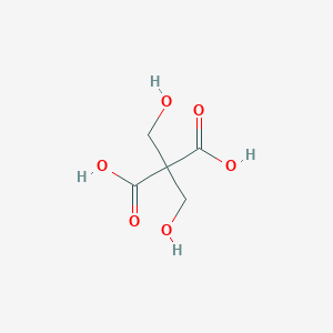 molecular formula C5H8O6 B065245 2,2-Bis(hydroxymethyl) malonic acid CAS No. 173783-71-6