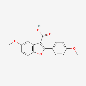 5-methoxy-2-(4-methoxyphenyl)-1-benzofuran-3-carboxylic acid