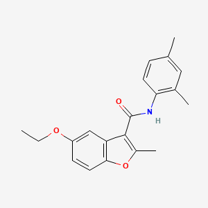 molecular formula C20H21NO3 B6525271 N-(2,4-dimethylphenyl)-5-ethoxy-2-methyl-1-benzofuran-3-carboxamide CAS No. 929513-33-7