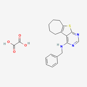 N-benzyl-8-thia-4,6-diazatricyclo[7.5.0.0^{2,7}]tetradeca-1(9),2(7),3,5-tetraen-3-amine; oxalic acid