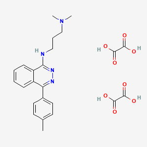 B6525701 N-[3-(dimethylamino)propyl]-4-(4-methylphenyl)phthalazin-1-amine; bis(oxalic acid) CAS No. 1051931-33-9