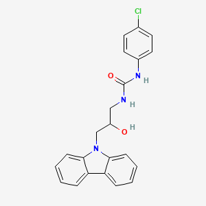 3-[3-(9H-carbazol-9-yl)-2-hydroxypropyl]-1-(4-chlorophenyl)urea
