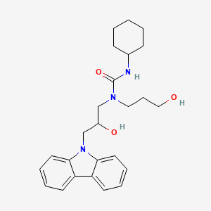 3-[3-(9H-carbazol-9-yl)-2-hydroxypropyl]-1-cyclohexyl-3-(3-hydroxypropyl)urea