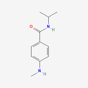 molecular formula C11H16N2O B6525864 4-(methylamino)-N-(propan-2-yl)benzamide CAS No. 942875-99-2