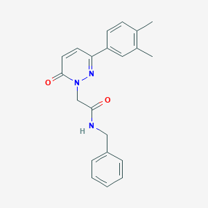 N-benzyl-2-[3-(3,4-dimethylphenyl)-6-oxo-1,6-dihydropyridazin-1-yl]acetamide