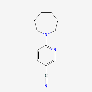 6-(azepan-1-yl)pyridine-3-carbonitrile