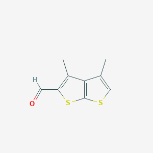 3,4-Dimethylthieno[2,3-B]Thiophene-2-Carbaldehyde