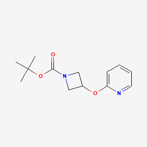 molecular formula C13H18N2O3 B6527560 tert-butyl 3-(pyridin-2-yloxy)azetidine-1-carboxylate CAS No. 954233-47-7
