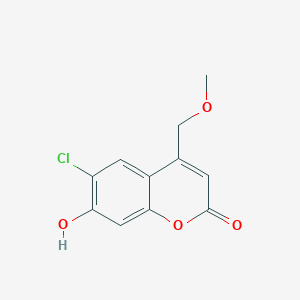 6-chloro-7-hydroxy-4-(methoxymethyl)-2H-chromen-2-one