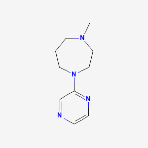 molecular formula C10H16N4 B6527645 1-methyl-4-(pyrazin-2-yl)-1,4-diazepane CAS No. 1138220-44-6