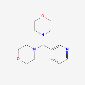 4-[(morpholin-4-yl)(pyridin-3-yl)methyl]morpholine