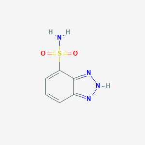 molecular formula C6H6N4O2S B065284 2H-benzotriazole-4-sulfonamide CAS No. 174077-76-0