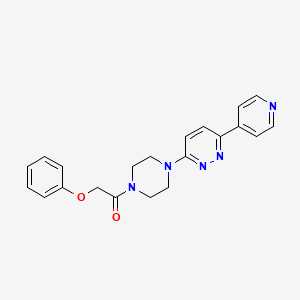 2-phenoxy-1-{4-[6-(pyridin-4-yl)pyridazin-3-yl]piperazin-1-yl}ethan-1-one