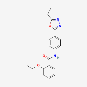 2-ethoxy-N-[4-(5-ethyl-1,3,4-oxadiazol-2-yl)phenyl]benzamide